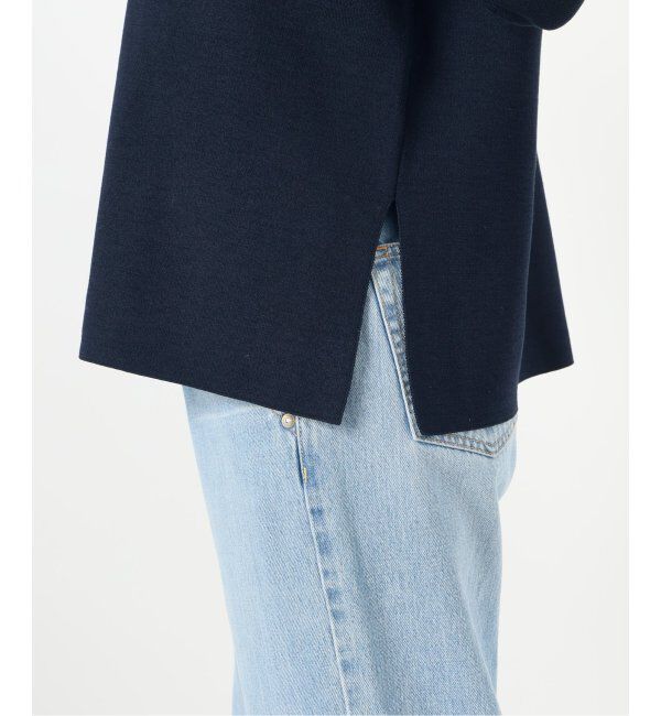 IENA「ファインコットンスムース Vネックカーディガン」|カーディガン|