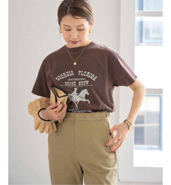 IENA「COUTURE D&rsquo;ADAM/クチュールドアダム Vintage Remake TEE」|Tシャツ・カットソー|