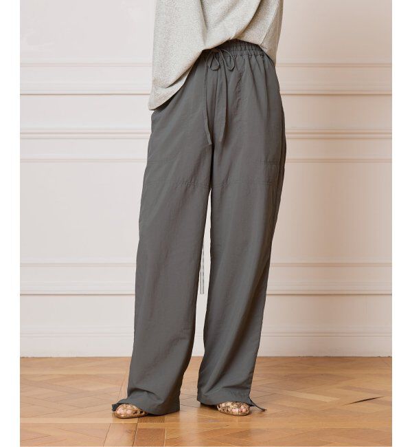 IENA LA BOUCLE「FOLKIN' VIOLETTE ROOM/フォーキン バイオレットルーム イージーパンツ」|その他|グレー