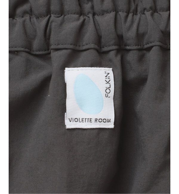 IENA LA BOUCLE「FOLKIN' VIOLETTE ROOM/フォーキン バイオレットルーム イージーパンツ」|その他|