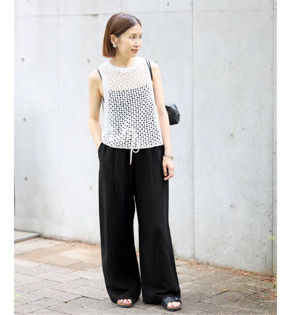 IENA「リネンレーヨンイージーパンツ」|その他|