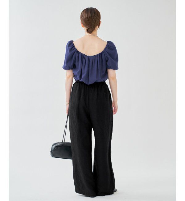 IENA「リネンレーヨンイージーパンツ」|その他|