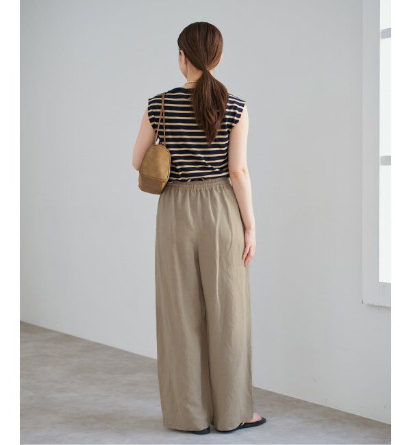 IENA「リネンレーヨンイージーパンツ」|その他|