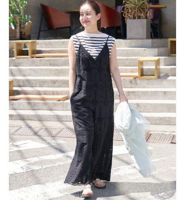 IENA「《WEB限定/追加6》レースオールインワン」|オールインワン|