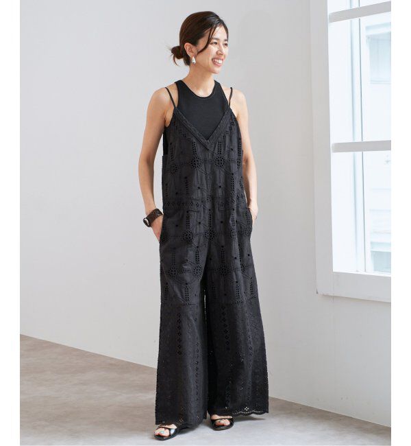 IENA「《WEB限定/追加6》レースオールインワン」|オールインワン|