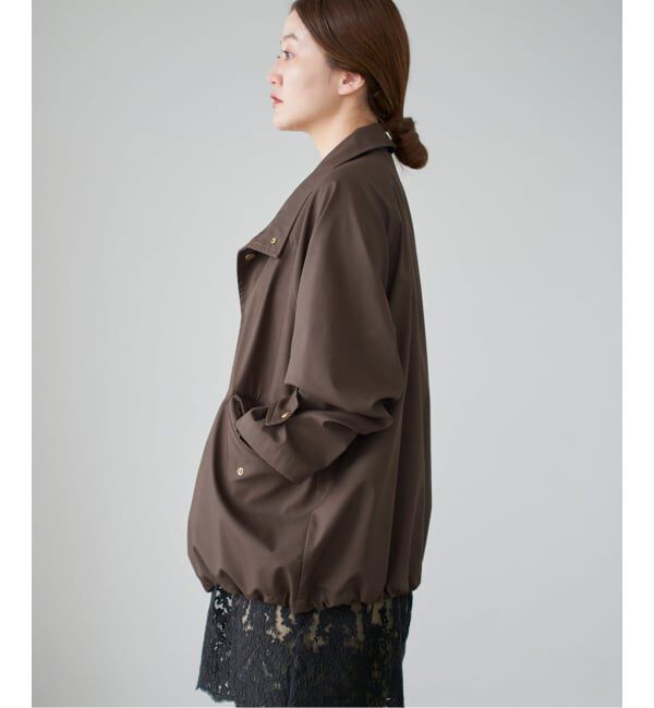 IENA「《一部カラーWEB限定》ボンディングフーデッドブルゾン」|その他|