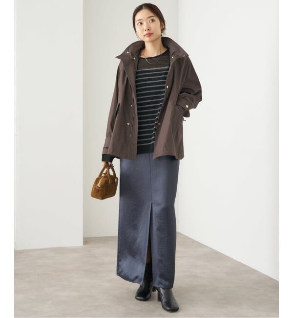 IENA「《一部カラーWEB限定》ボンディングフーデッドブルゾン」|その他|