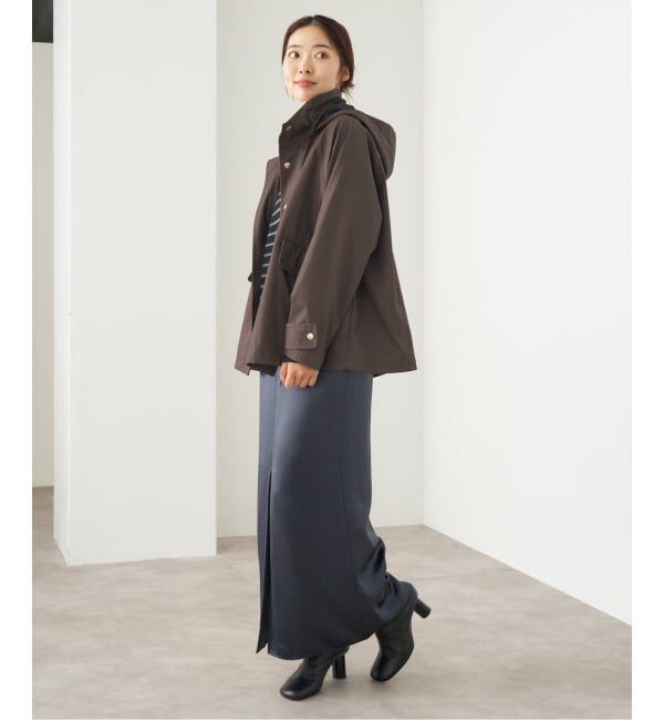 IENA「《一部カラーWEB限定》ボンディングフーデッドブルゾン」|その他|