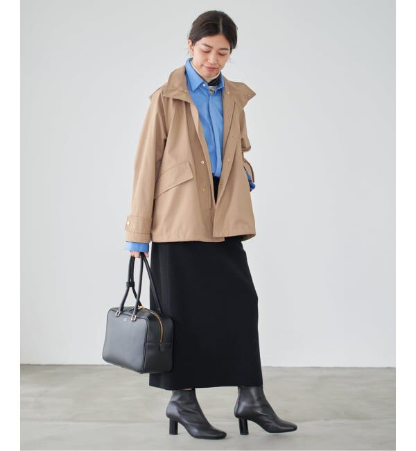 IENA「《一部カラーWEB限定》ボンディングフーデッドブルゾン」|その他|