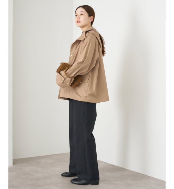 IENA「《一部カラーWEB限定》ボンディングフーデッドブルゾン」|その他|