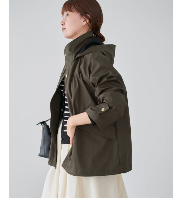 IENA「《一部カラーWEB限定》ボンディングフーデッドブルゾン」|その他|