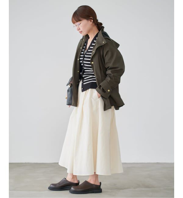 IENA「《一部カラーWEB限定》ボンディングフーデッドブルゾン」|その他|