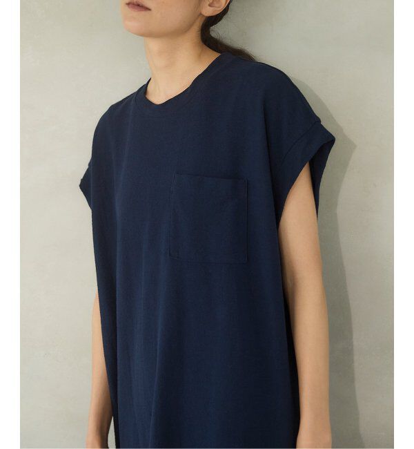 IENA「BLACK ポケットTドレス」|ワンピース|