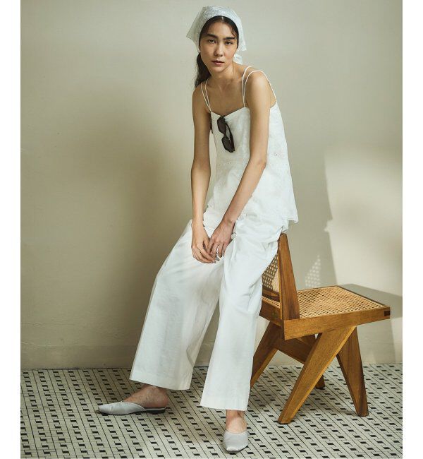 IENA「レーススカーフ」|バンダナ・スカーフ|