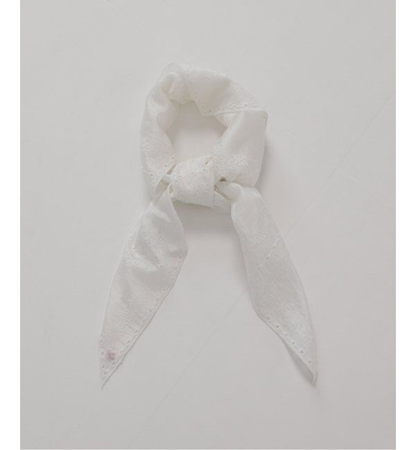 IENA「レーススカーフ」|バンダナ・スカーフ|
