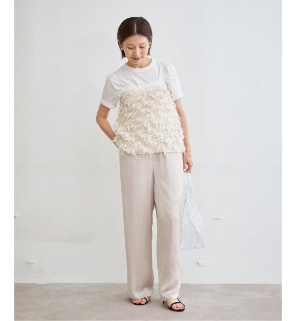 IENA「フリンジラメニット」|ニット・セーター|