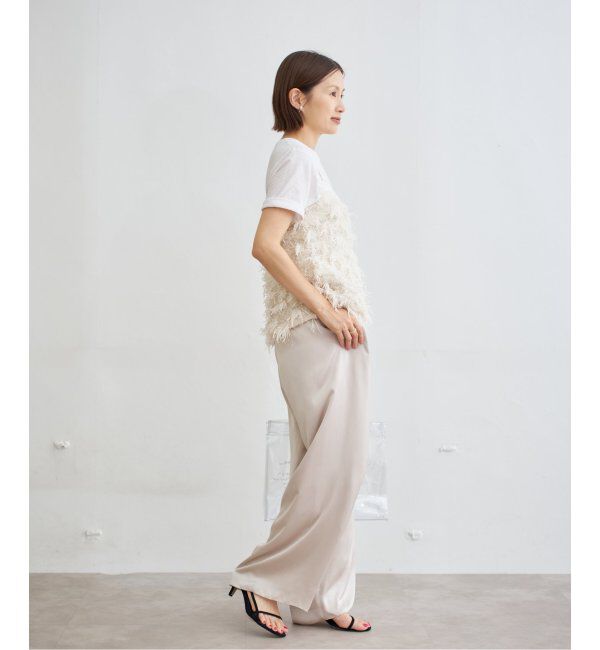 IENA「フリンジラメニット」|ニット・セーター|