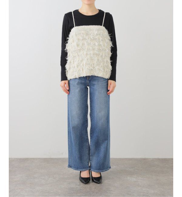 IENA「フリンジラメニット」|ニット・セーター|