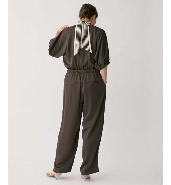 VERMEIL par iena「サテンオールインワン」|オールインワン|