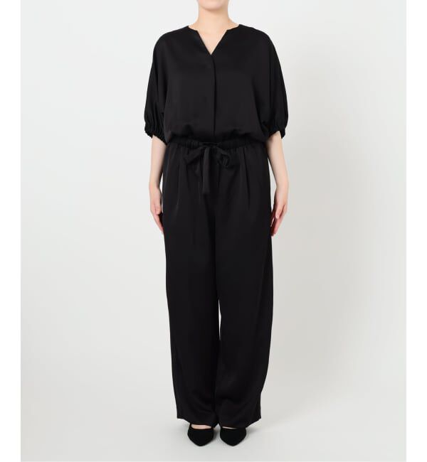 VERMEIL par iena「サテンオールインワン」|オールインワン|