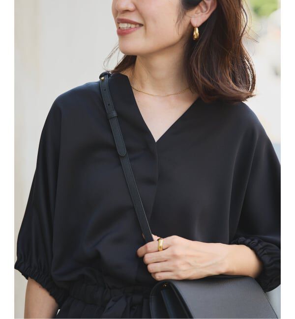 VERMEIL par iena「サテンオールインワン」|オールインワン|