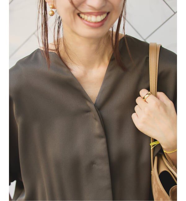 VERMEIL par iena「サテンオールインワン」|オールインワン|