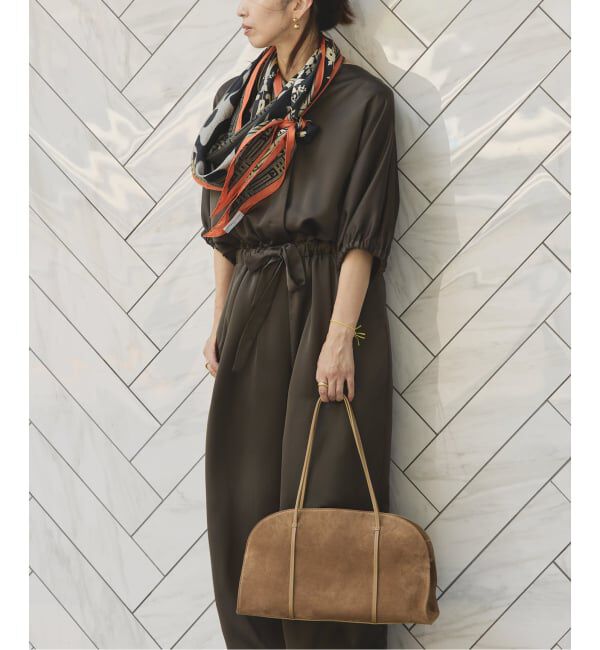 VERMEIL par iena「サテンオールインワン」|オールインワン|カーキ