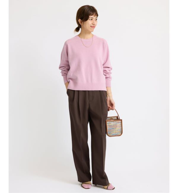 IENA「SUPER180クルーネックプルオーバー」|ニット・セーター|