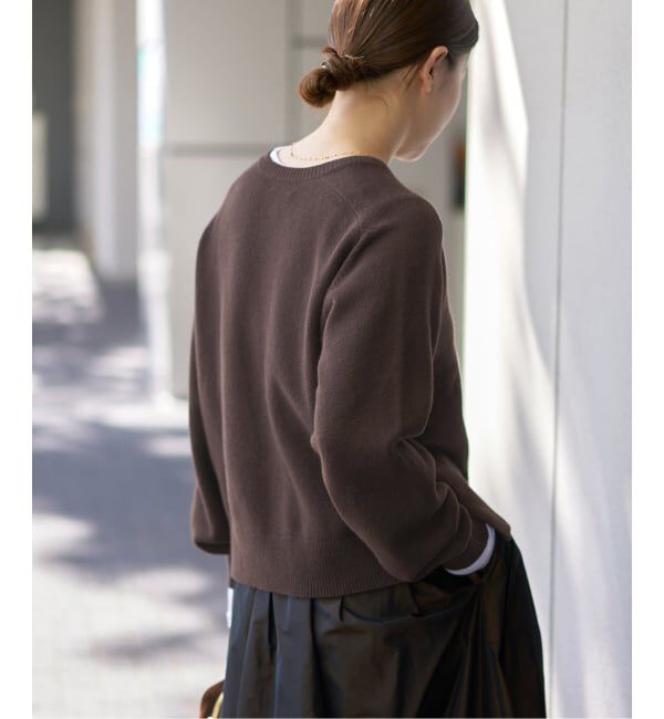 IENA「SUPER180クルーネックプルオーバー」|ニット・セーター|
