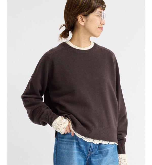 IENA「SUPER180クルーネックプルオーバー」|ニット・セーター|