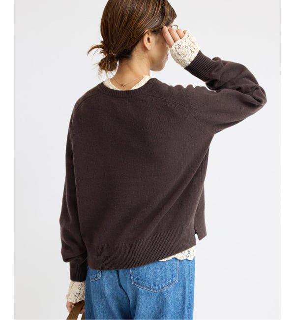 IENA「SUPER180クルーネックプルオーバー」|ニット・セーター|