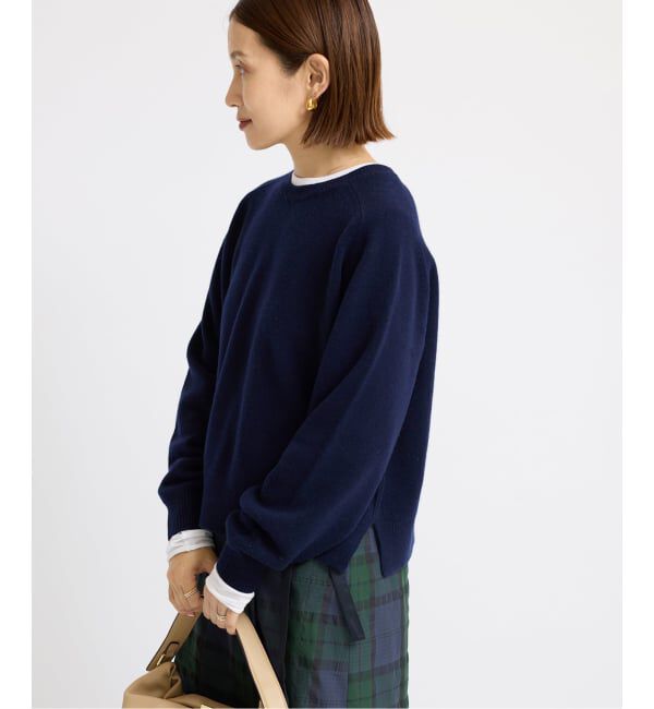 IENA「SUPER180クルーネックプルオーバー」|ニット・セーター|