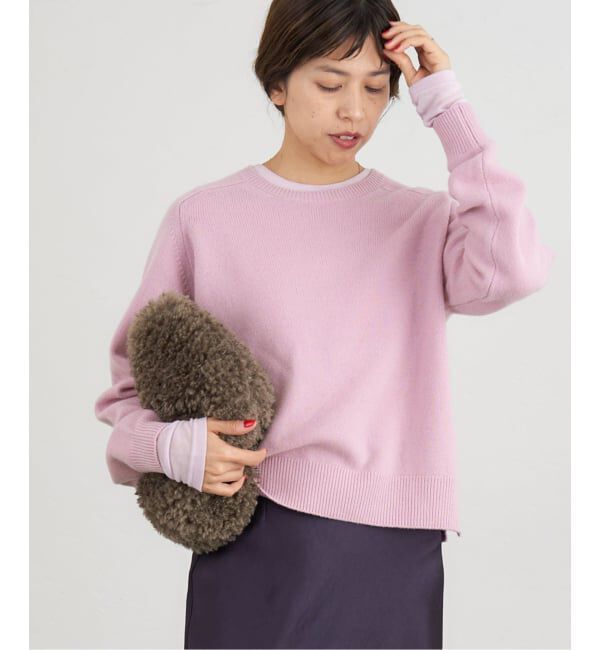 IENA「SUPER180クルーネックプルオーバー」|ニット・セーター|