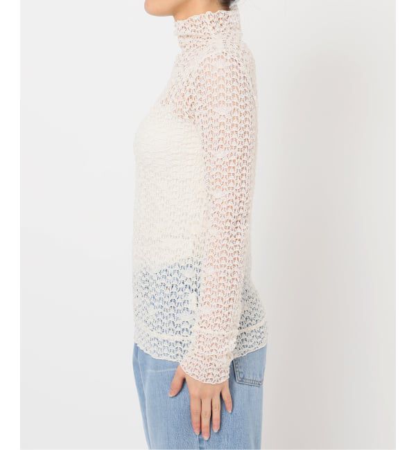 IENA LA BOUCLE「IENA LA BOUCLE antik dantel レースカットソー」|Tシャツ・カットソー|