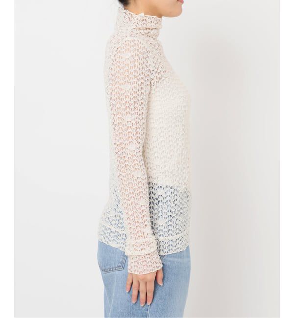 IENA LA BOUCLE「IENA LA BOUCLE antik dantel レースカットソー」|Tシャツ・カットソー|