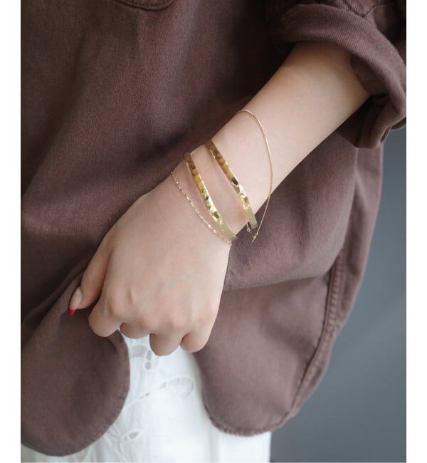 SLOBE IENA「SLOBE カフバングル」|ブレスレット・バングル|ゴールド