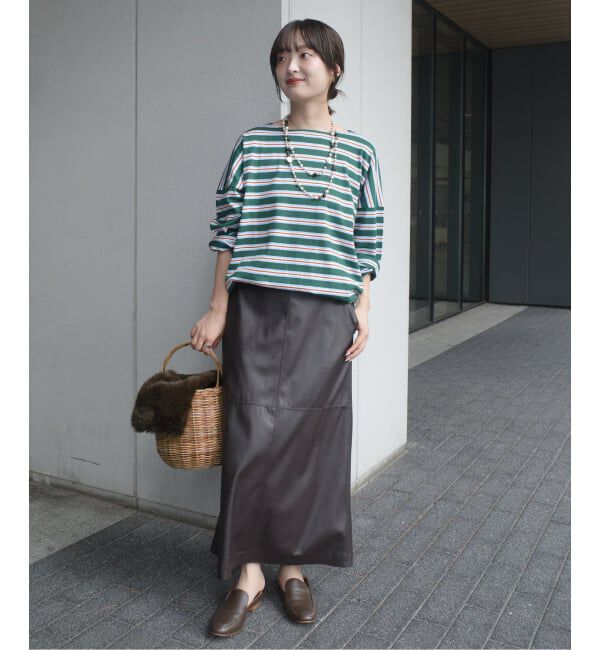 SLOBE IENA「BAGMATI/バグマティ SLOBE別注 ファーカゴバッグ」|かごバッグ|