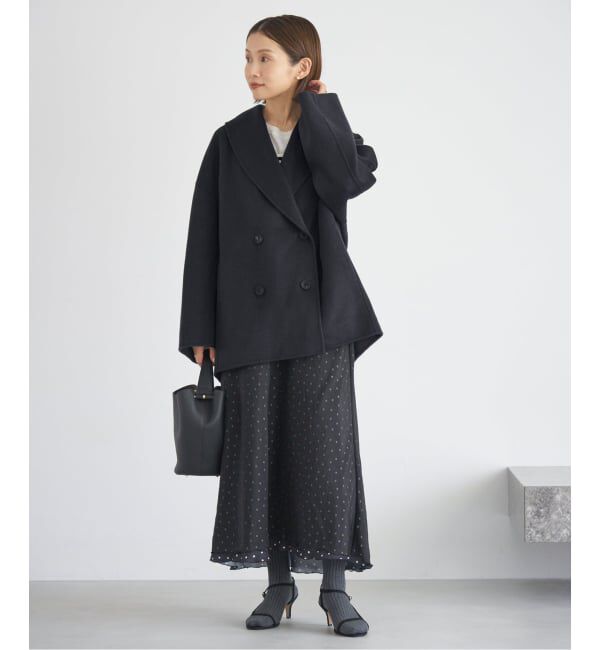 IENA「《追加》Super160 ショールカラーハーフコート」|その他|