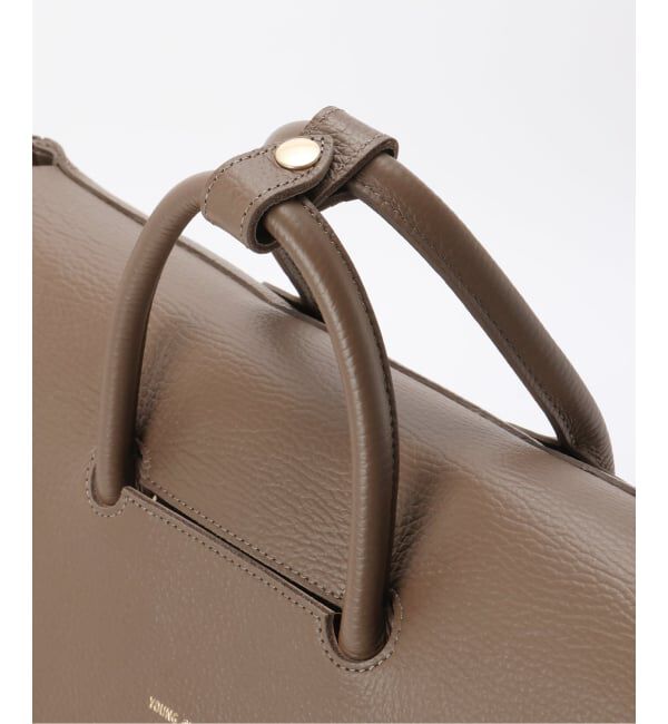 IENA「YOUNG&OLSEN/ヤングアンドオルセン EMBOSSED LEATHER TOTE L バッグ  YO2503-GD014」|トートバッグ|