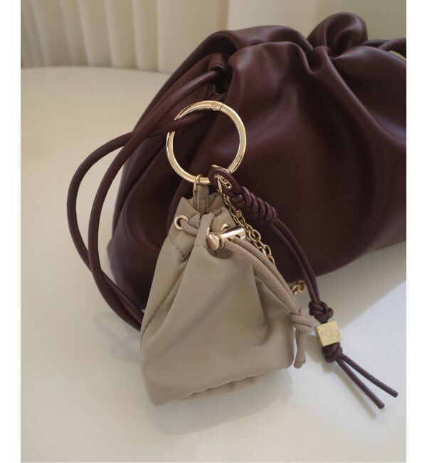 SLOBE IENA「SLOBE 巾着チャーム」|キーケース|