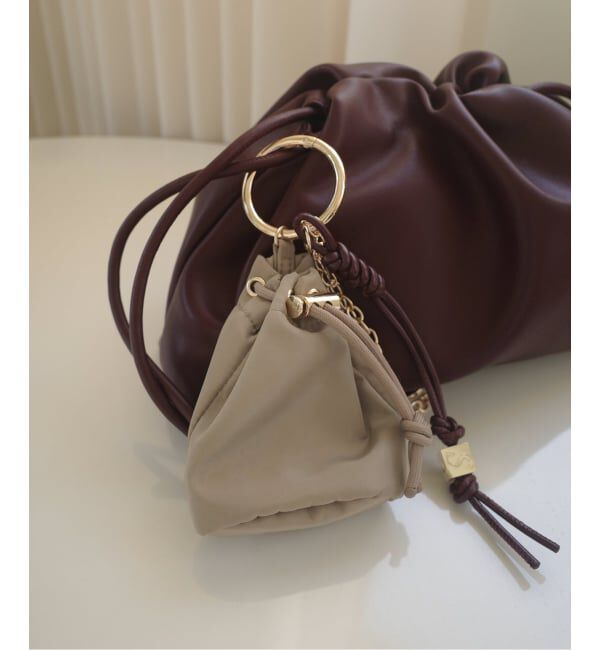 SLOBE IENA「SLOBE 巾着チャーム」|キーケース|