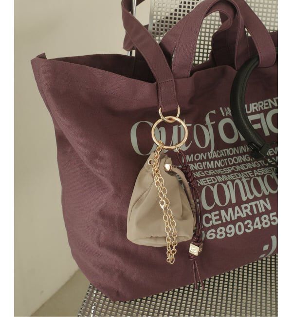 SLOBE IENA「SLOBE 巾着チャーム」|キーケース|