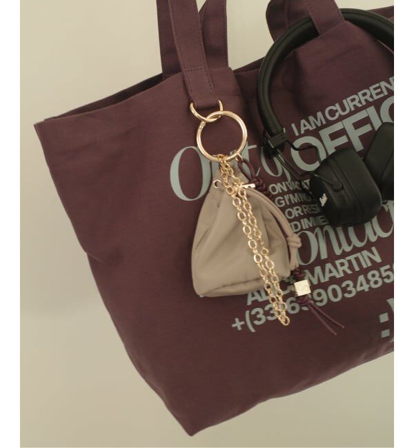 SLOBE IENA「SLOBE 巾着チャーム」|キーケース|