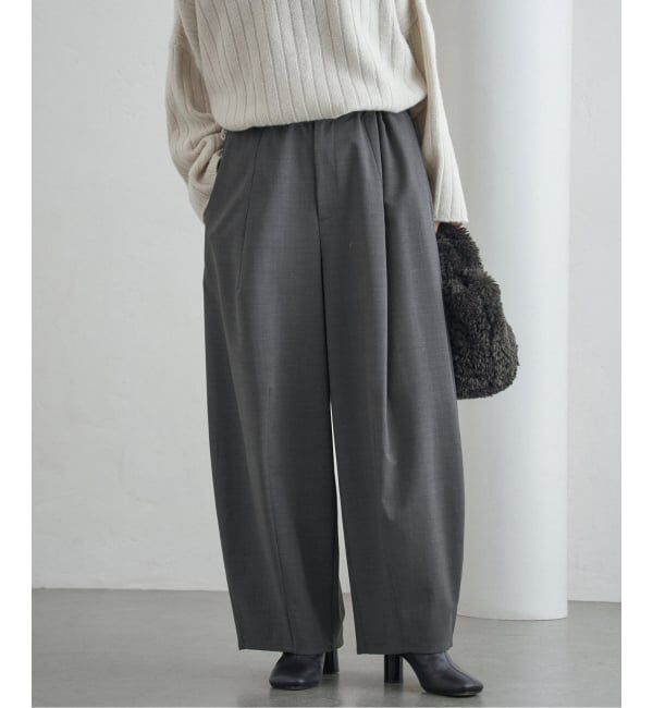 IENA「《追加》ウォッシャブル コクーンパンツ」|その他|