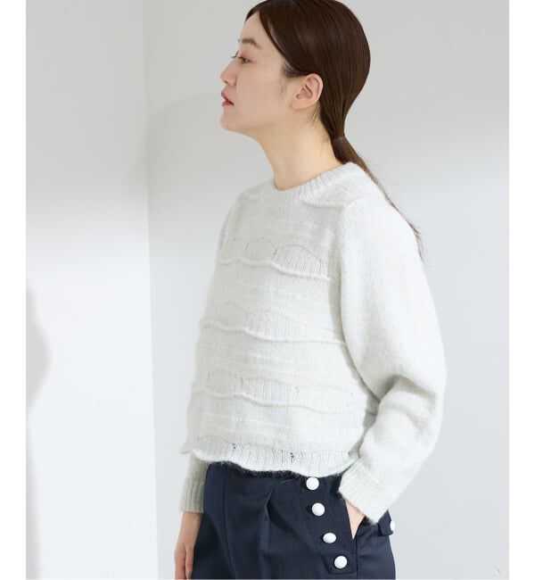 IENA「モヘヤMIXラメニット」|ニット・セーター|