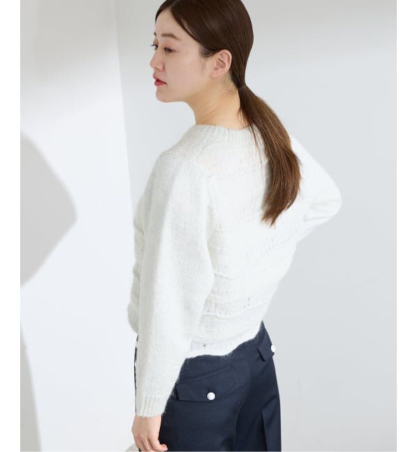 IENA「モヘヤMIXラメニット」|ニット・セーター|