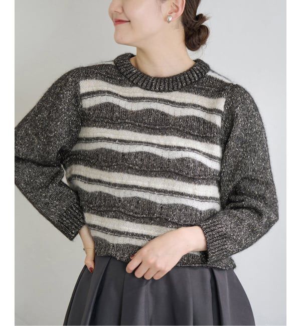 IENA「モヘヤMIXラメニット」|ニット・セーター|