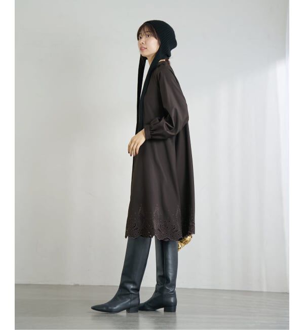 IENA「エンブロイダードティアードレス」|ワンピース|