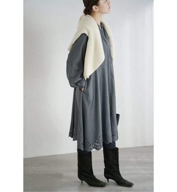 IENA「エンブロイダードティアードレス」|ワンピース|