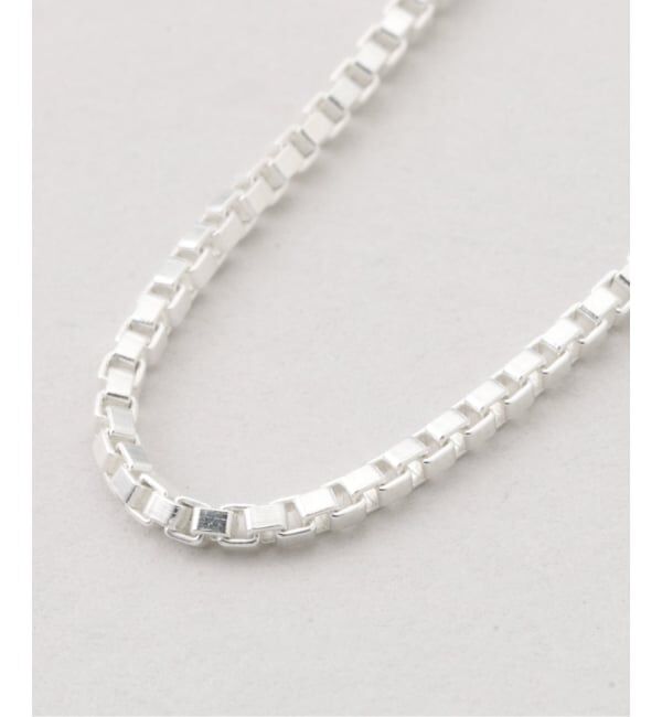 IENA LA BOUCLE「poly things/ポリーシングス poly venetian ボックスチェーン PLC005S」|ネックレス|